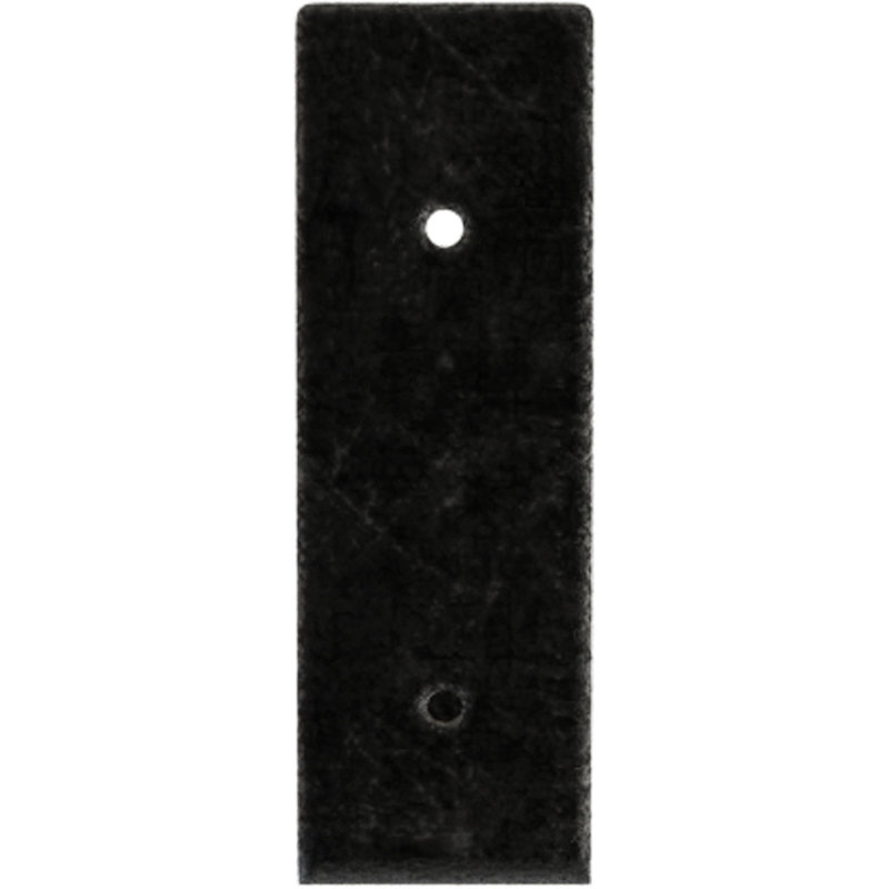 Support de tablette en acier, H 6 po x l 2 po x P 8 po, Étain antique