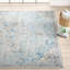 Maz Oriental Area Rug in Light Blue-387370038