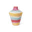 Vase Poppery avec pomme rose / menthe / jaune
