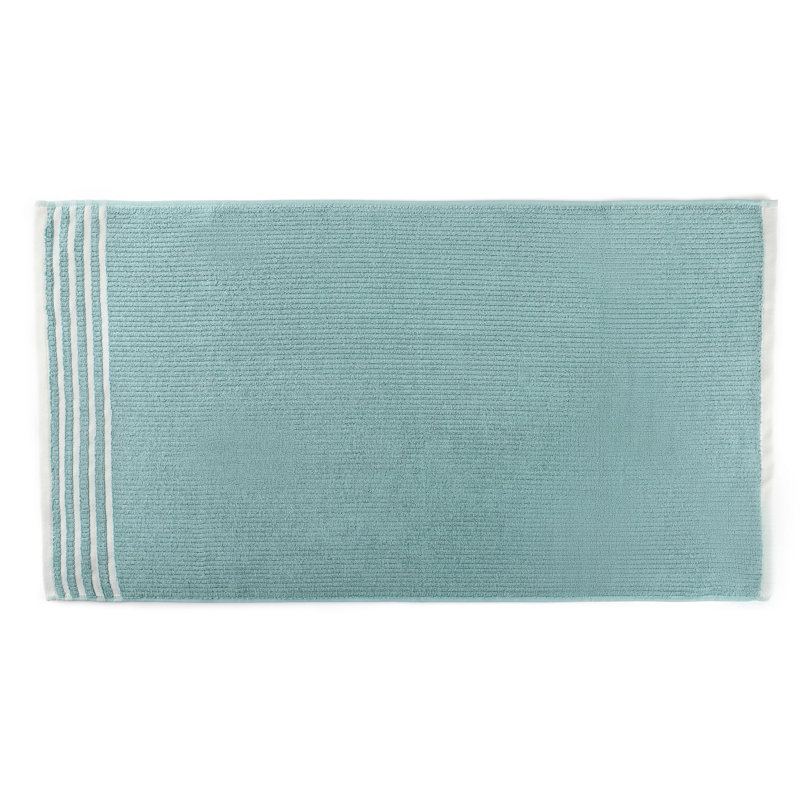 Ensemble de serviettes de bain de luxe en micro-coton (2 pièces), vert, 29,5 x 59,1 pouces | 450 g / m², ultra-doux et absorbant | Lavable à la machine à 104 ° F, parfait pour le spa et la maison, séchage rapide et conception durable