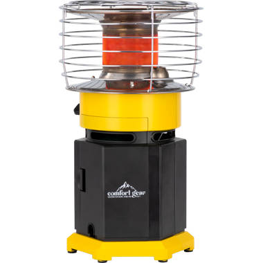 Flame King YSN-CHS10 10,000 BTU Propane Space Radiant Portable Heater  Indoor* & Outdoor for Camping, Garage, Ice Fishing, Patio, Green/Black 10K  : : Patio, Lawn & Garden