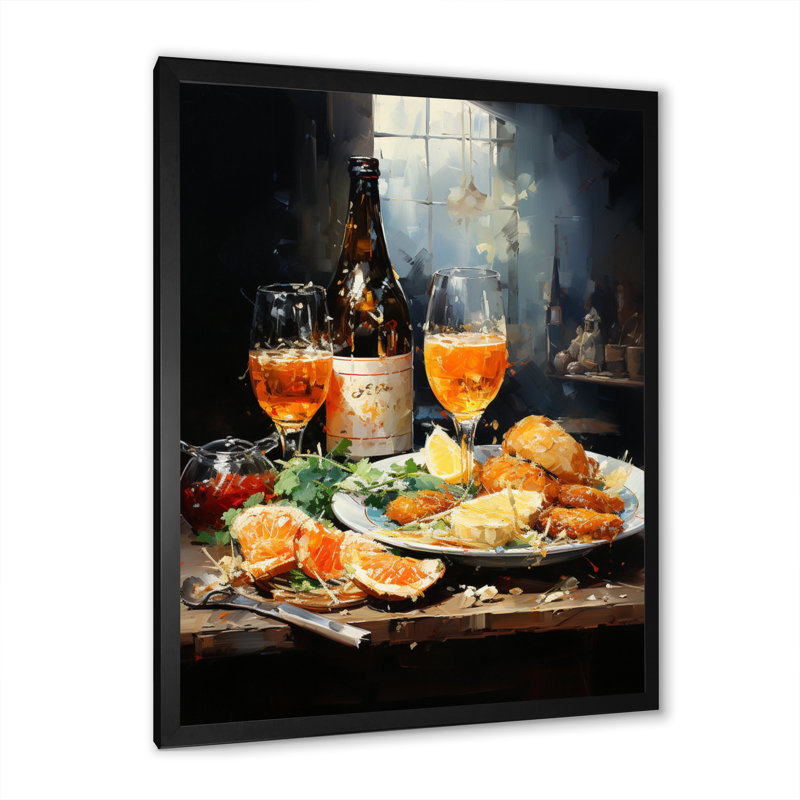 Cimone Food Beer A Festive III, H 32 po x l 24 po x P 1 po, Cadre photo noir