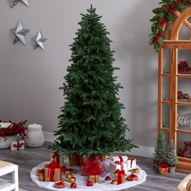 Lighted Artificial Fir Christmas Tree, 7'
