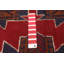 Tapis rouge foncé Lynnisha 3 pi 5 po x 6 pi 3 po