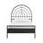 Yosma Metal Arch Twin Platform Bed-71017020