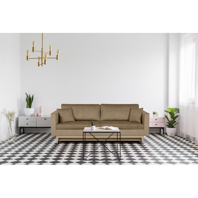 Highland 3 Seater Sofa, Light Brown