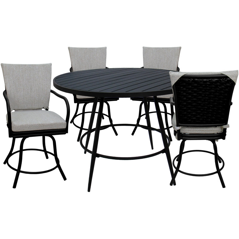 Ensemble repas pour 4 personnes Soter, Noir, Blanc