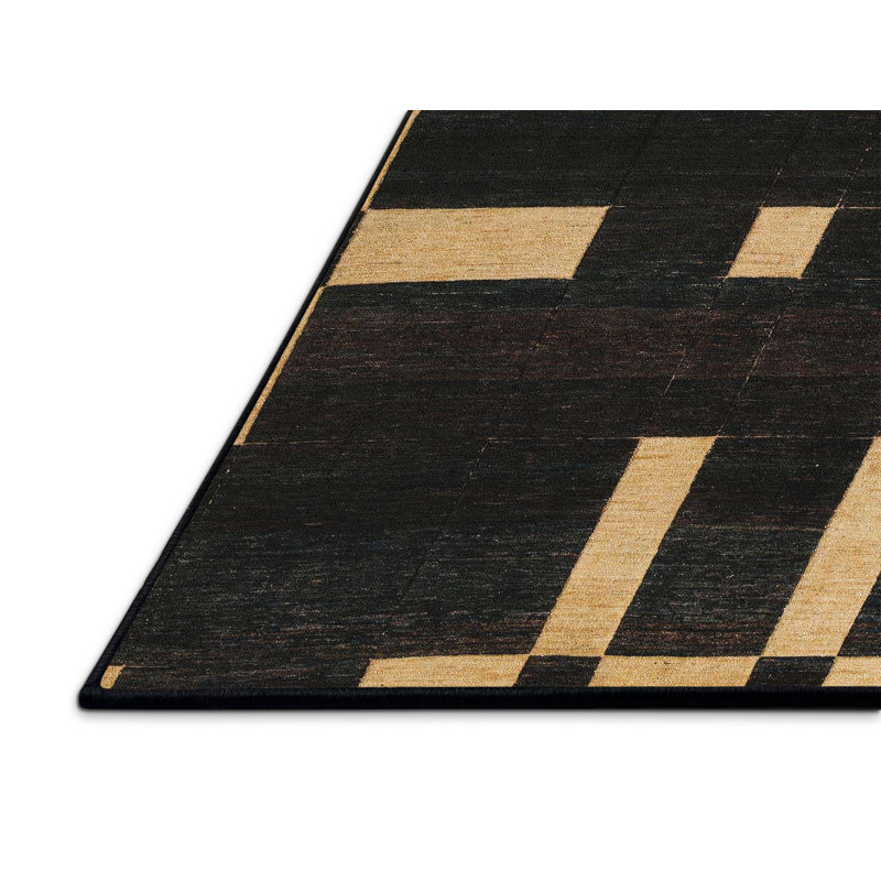 Abstract Indoor Rug, Rectangle 7' x 10'