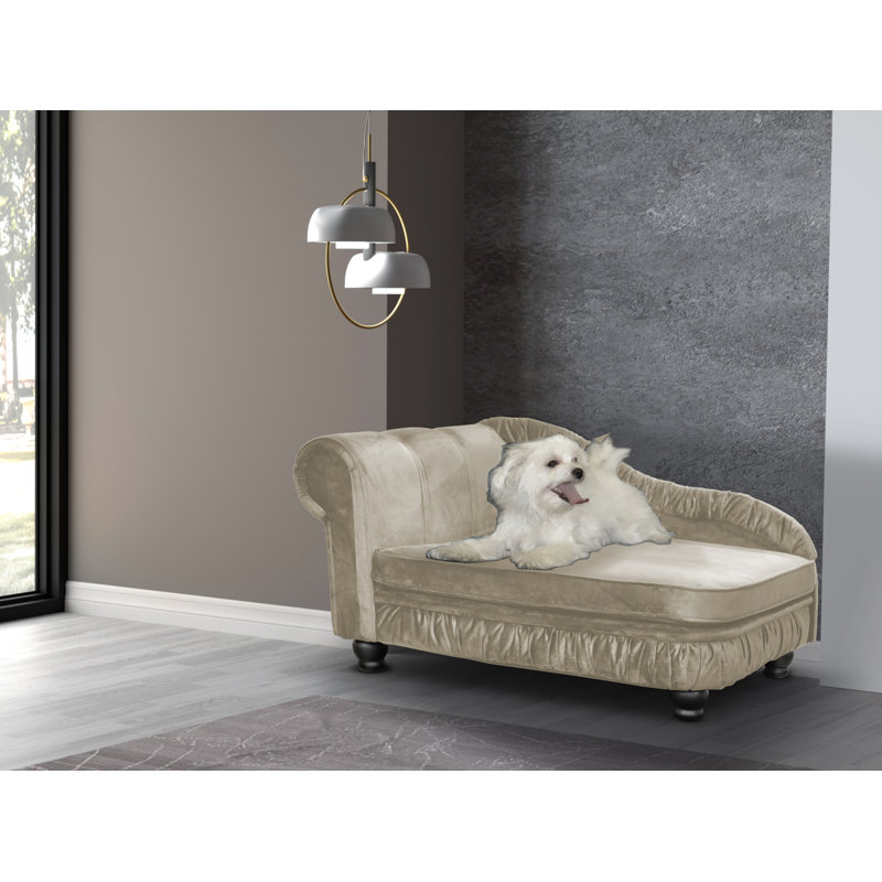 Alana Polyester Pet Bed, Beige