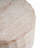 Outdoor/Indoor Lightweight Concrete Side Table/Cylinder Travertine Finish Accent Table