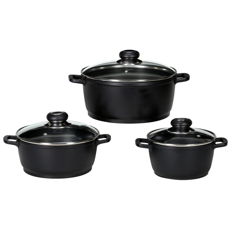 Karl Kruger Delta 1.3L Non-Stick Aluminum Pot Set