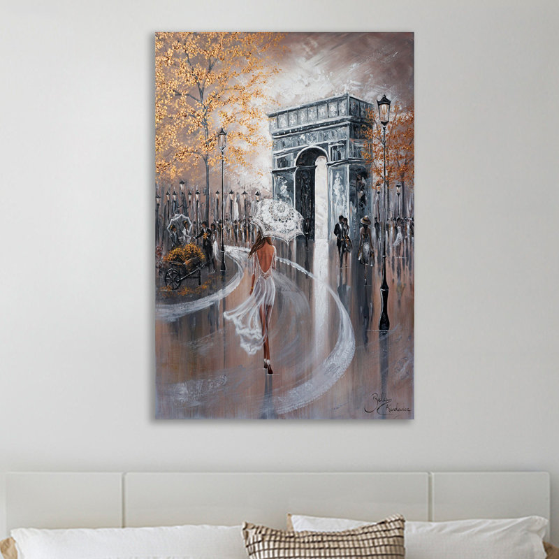 « style, paris ii » par isabella karolewicz-impression sur toile tendue, H 15 po x l 10 po