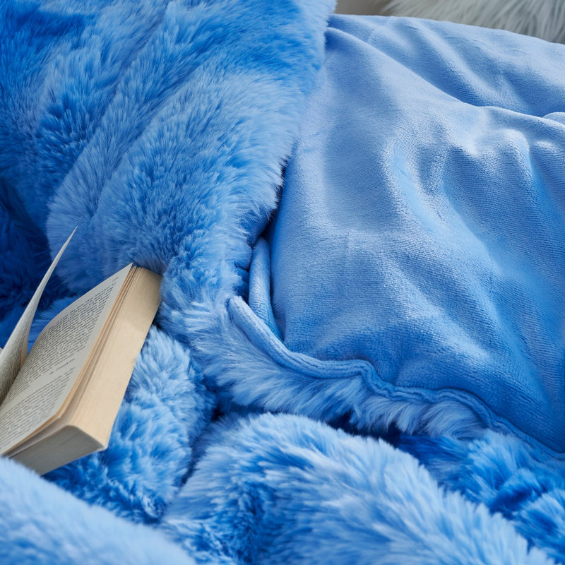 Snowball Chunky Bunny - Coma Inducer Oversized Comforter Set, Blue