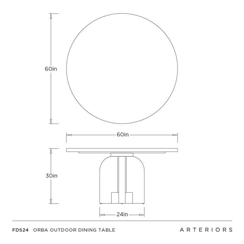 Orba Outdoor Dining Table