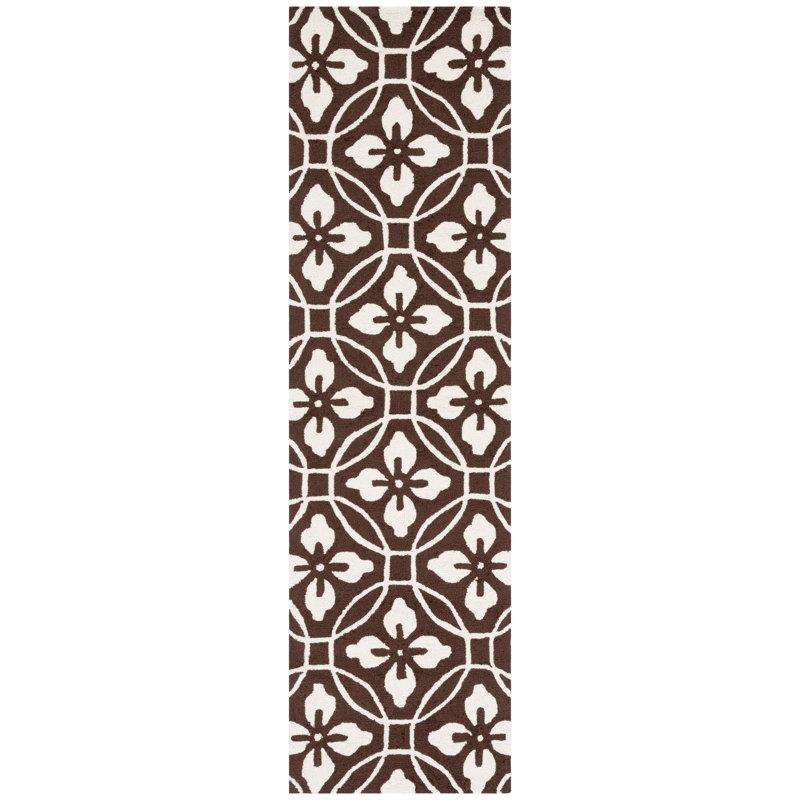 Bayou Hand Hooked Performance Geometric Rug, Runner 2'3" x 8'