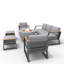 7 - Person Patio Conversation Set with Cushions