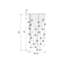 23 - Light Dimmable LED Modern Linear Chandelier