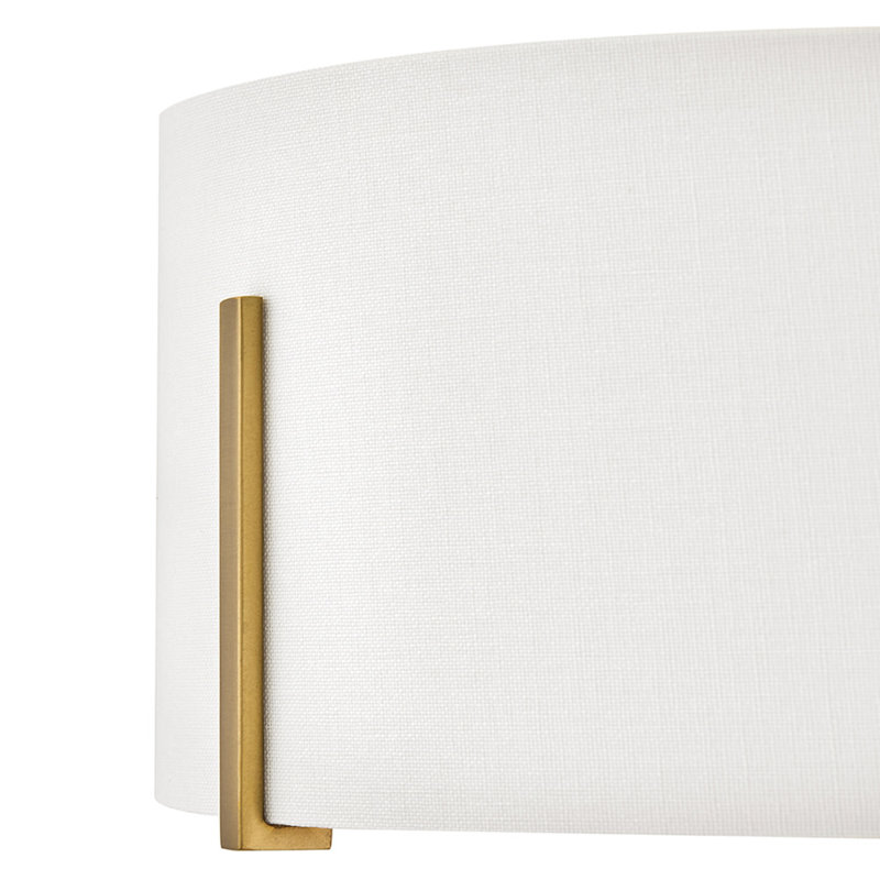 Hinkley Halle Semi Flush Mount, Lacquered Brass