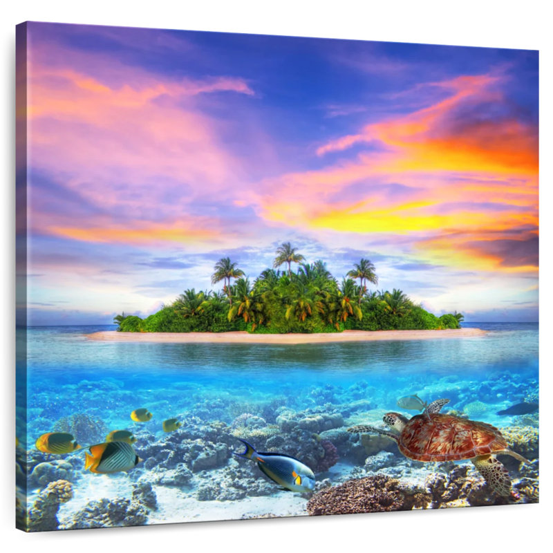 Gillard Maldives Marine Life, H 20 po x l 20 po
