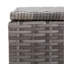 Mistana Bowlan 120cm W Water Resistant Wicker Deck Box in Grey