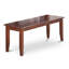 Ensemble de salle à manger 7 pièces composé d'une table rectangulaire en bois massif et de 6 chaises de cuisine, acajou -1037835287-951157233