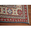 Blue Geometric Kazak Living Room Rug 7x10