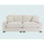Canapé modulaire modulaire, canapé modulaire surdimensionné 4 places, tissu en velours côtelé avec 2 repose-pieds et 2 coussins, canapé modulaire modulaire