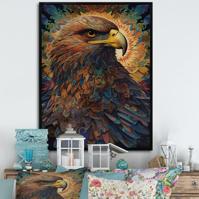 " Majestic Eagle Gaze Illustration I "