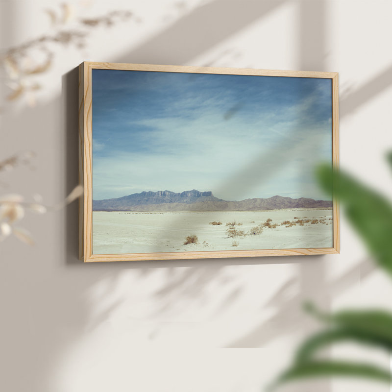 «Salt Flat Walk II», reproduction encadrée, H 11 po x l 14 po, Naturel
