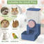Distributeur d'eau mural et distributeur d'eau pour petits lapins hamsters, 8,74 x 7,16 x 4,52 po, bleu-131407967