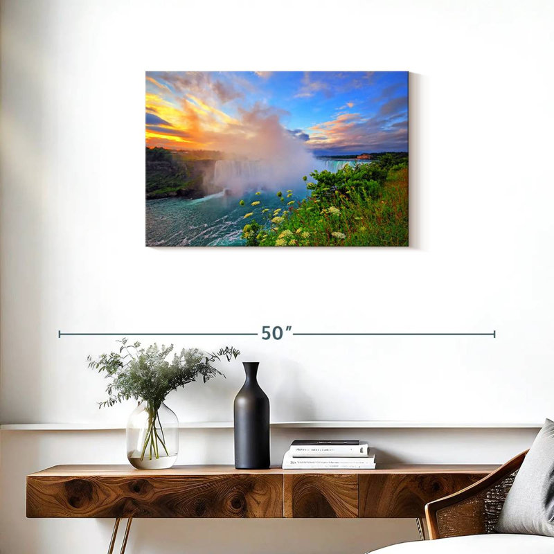 Alvord Niagara Falls At Sunrise, 20'' H x 30'' W