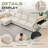 130" Modular Sectional Sofa With Storage, Oversized L Shape Convertible Cloud Sofa Sectional Couches For Living Room Comfy Chenille Deep Seat Couch With Chaise-856665628