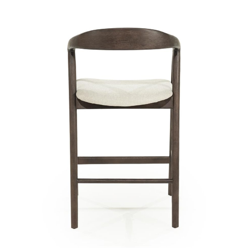 Rayven Barstool High, Walnut, Counter Stool (26" Seat Height)
