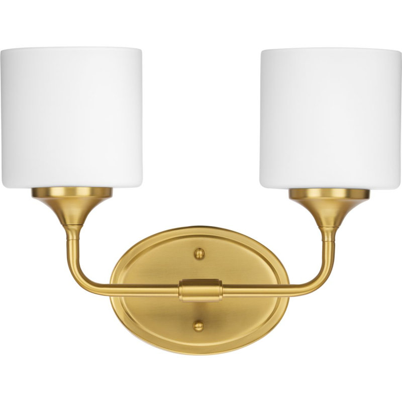 Shaniqa 2 - Light Dimmable Vanity Light, Brushed Gold