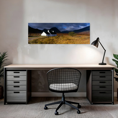 Highlands Cottage, Glencoe, Scotland, United Kingdom Abstract Contemporary Mountain Architecture Wall Art