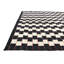 Tapis noir et blanc Ohlson