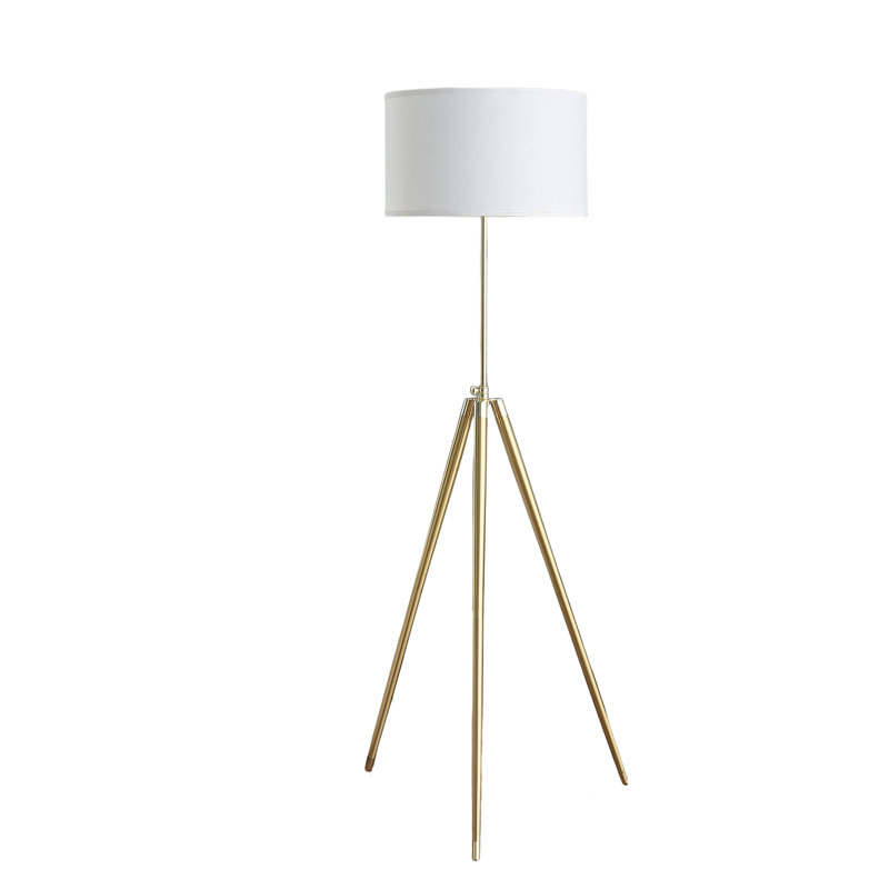 Adjustable Height Modern Tripod Floor Lamp