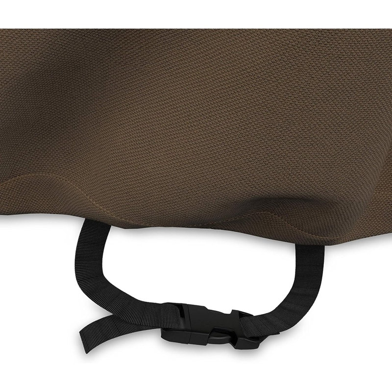 Housse de canapé d'extérieur imperméable et robuste pour canapé de patio 3 places avec tissu résistant aux rayons UV et sangles sécurisées