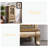 Gold Solid Wood Display Cases