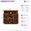 Buffet avec portes coulissantes, buffet avec tablette réglable et trous de sortie-131132529