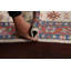 Tapis unique en laine noué à la main nouvel âge de 3 pi 1 po x 4 pi 10 po ivoire / rouge / bleu