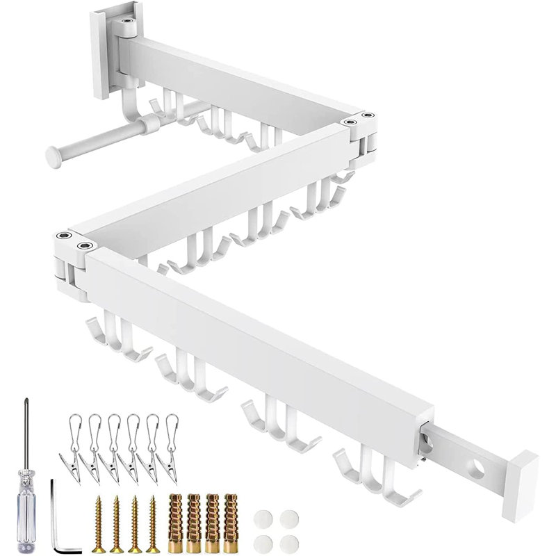 Daemyn 30cm Wall Mounted Clothes Rack