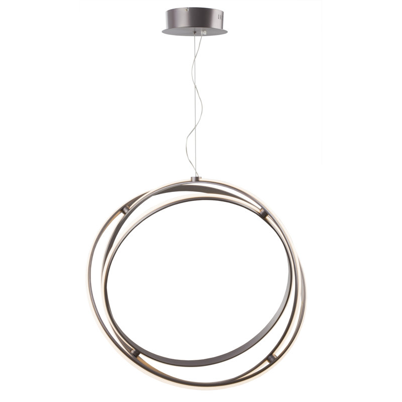 3 - Light Sphere LED Chandelier, 150cm H x 70cm W x 70cm D