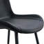 Chaise de salle à manger en cuir artificiel avec coussin incurvé confortable et stabilité réglable-118609671-118609691