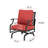 Argirios Rocking Powder Coated Steel Patio Lounge Chairs (Set of 2)-101468515
