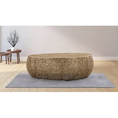 Table basse ovale