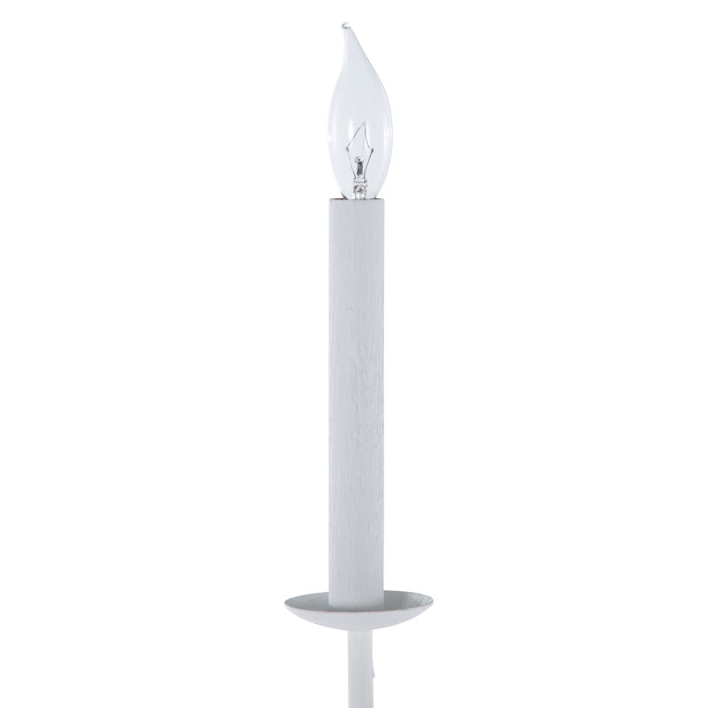 Snow 16 - Light Candle Style Chandelier, Plaster White