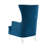 Bree 73.914Cm Wide Velvet Wingback Chair-1502923816