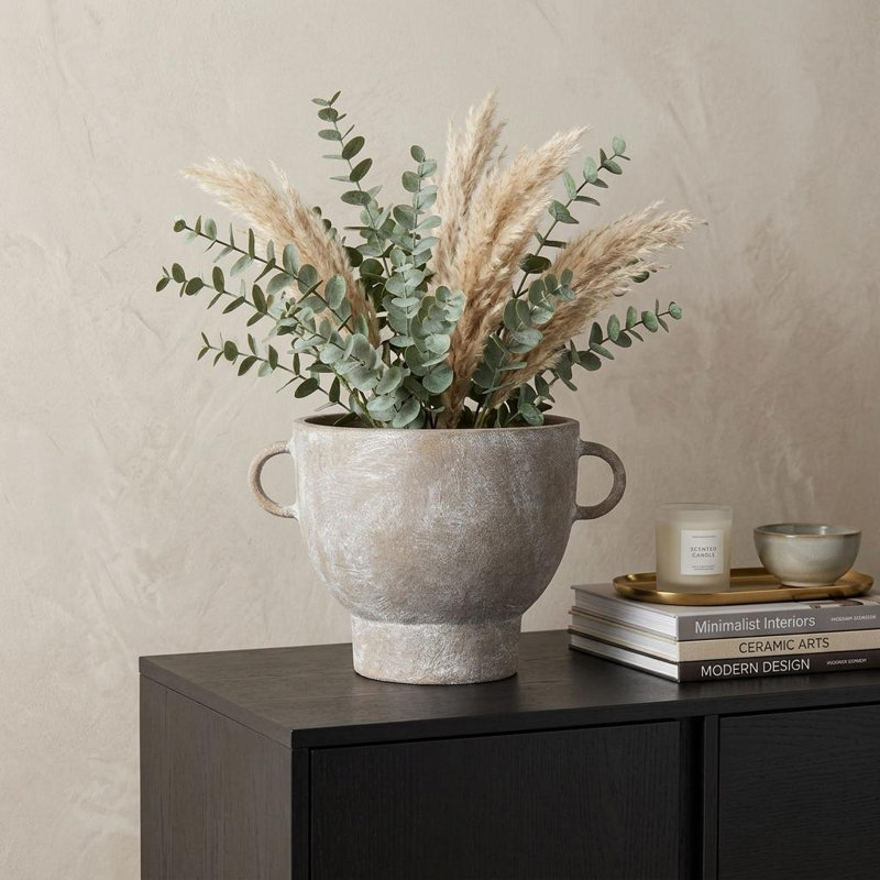 Vase de table 7 ", H 7 po x l 8 po x P 11 po