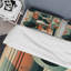 Ensemble de housse de couette orange et vert Mid Century Momentum IV Bedding-844516614